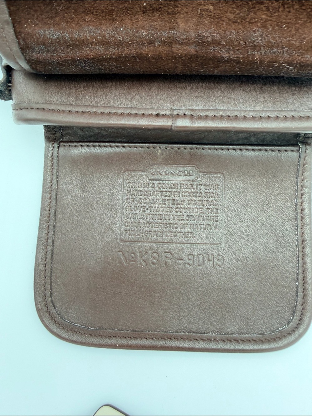 Coach Tango Flap Silver Hardware K8P 9049 Brown Crossbody - Picture 8 of 8